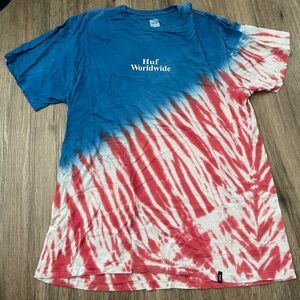 HUF Worldwide Tie Dye T Shirt